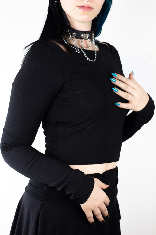 Shadow Veil Crop Top