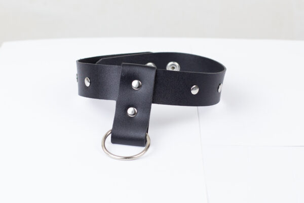 O - Ring leather choker - Image 3