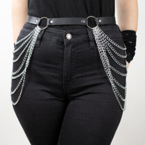 Gothic Chain Belt – Kaiš sa srebrnim lancima