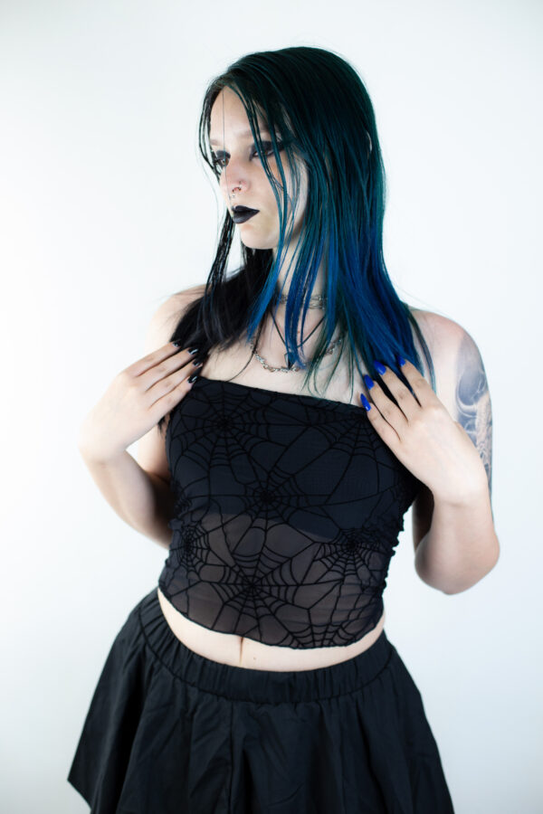 Web of Desire - Crni Top